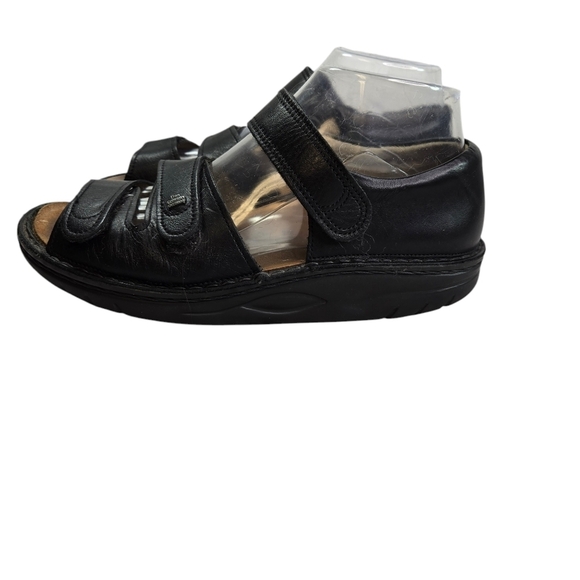 Finn Comfort Shoes - Finn Comfort Baltrum black open toe closed ankle comfort sandals adjustable